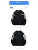Plus Size Ethnic Style Embroidered Men's Hoodie - Autumn/Winter Retro Round Neck, Velvet, Long Sleeve, Enlarged Fit