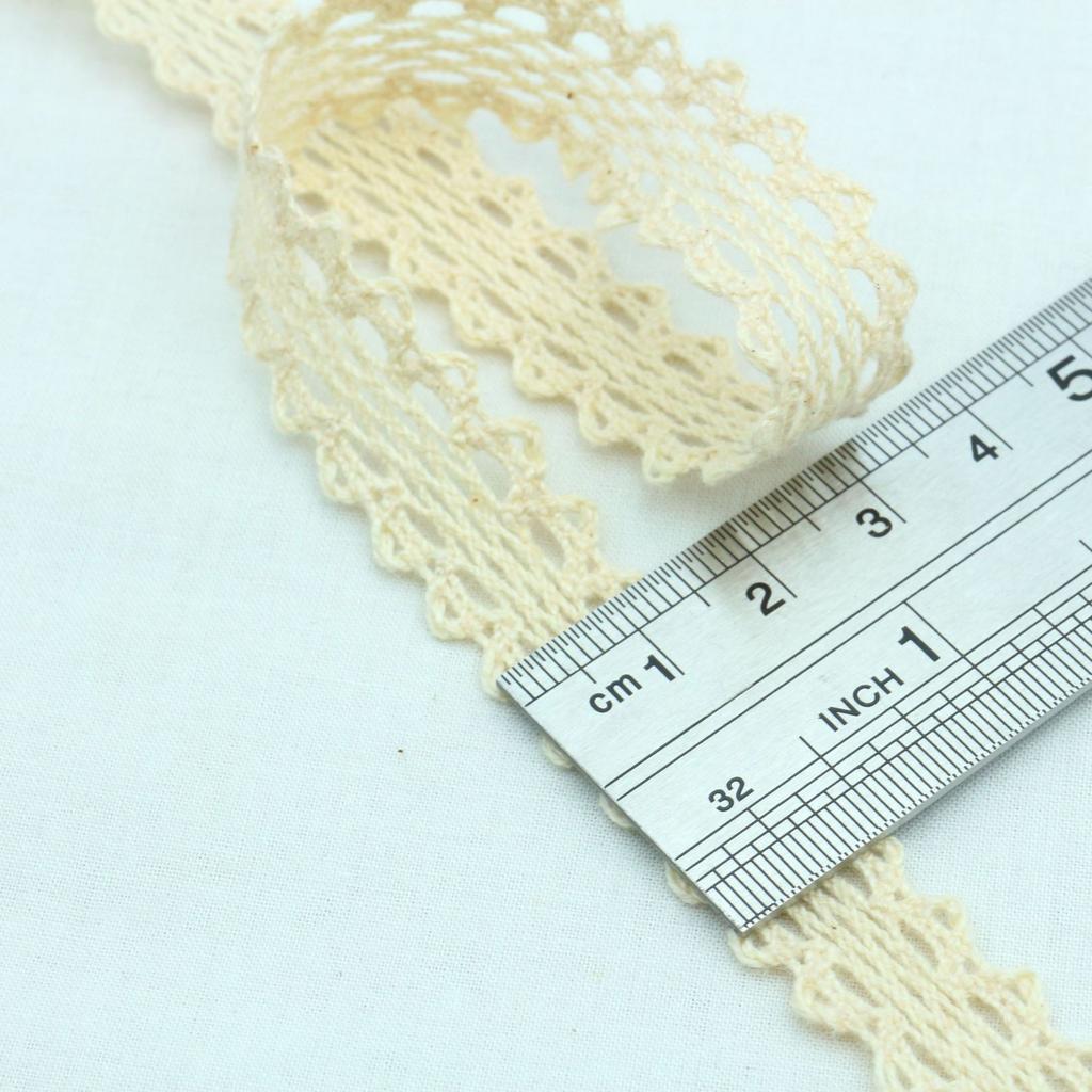 Cotton Thread Woven Hollow Pure Cotton Lace Accessories Decorative Handmade Diy Tablecloth Curtain Fabric Cotton Thread Lace Edge