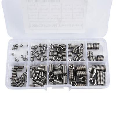 150pcs Thread Insert Stainless Steel Helicoil M3 M4 M5 M6 M8 Thread Repair Kit
