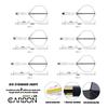 CUESOUL Integrated Flight ROST AK57 T19 Carbon Fiber Rod Integrated Big Standard Shape 3 Pieces CS-AK57DB7-2