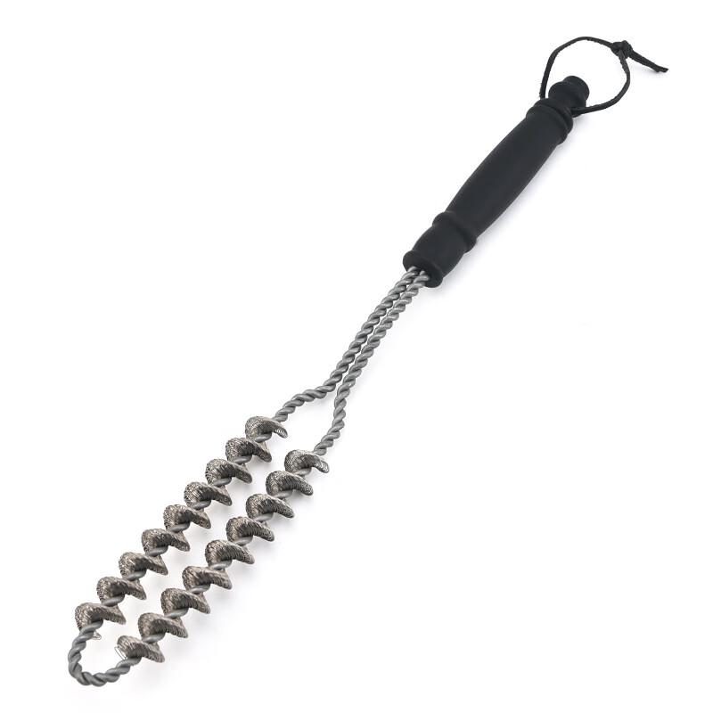 ZISIZ Spring Steel BBQ Grill Cleaning Brushes (4-Pack)