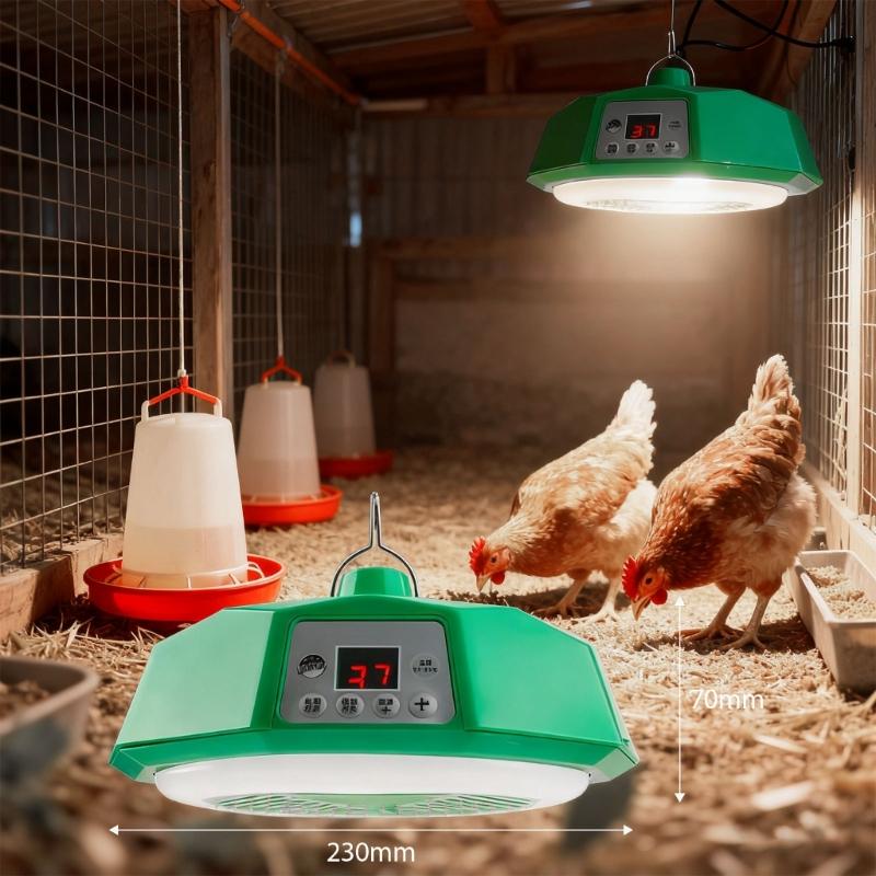 500W Heat Lamp Light for Piglets Animal Enclosures and Bathroom Shower Heating