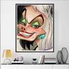 Disney Diamond Painting 5D DIY Illustration of Disneys Classic Villain Cruella Defiance Art Mosaic Embroidery Decoration Cross Stitch Gift