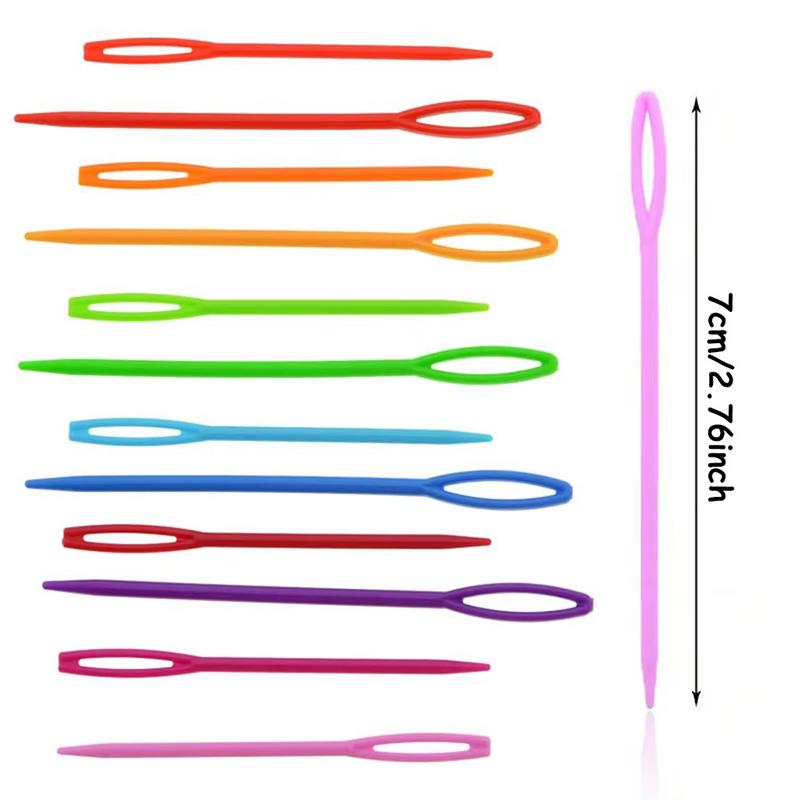 DIY Sewing Tool Resin Small Clips Multicolor Plastic Knitting Crochet Markers Locking Stitch Needle Clip Marking Rings TMZ