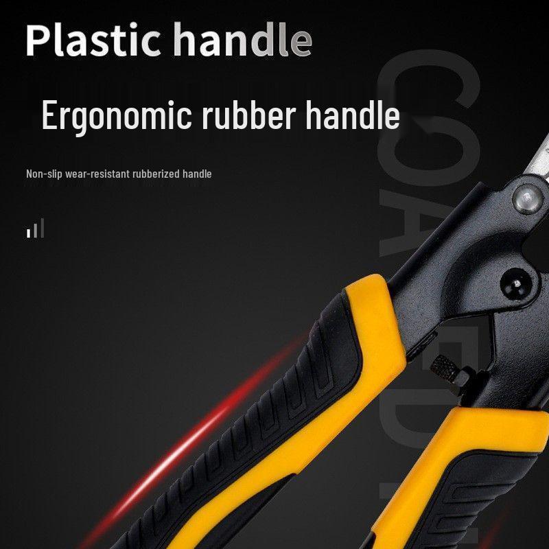 8-inch Iron Wire Cutting Pliers with Vise Grip and Demolding Shears