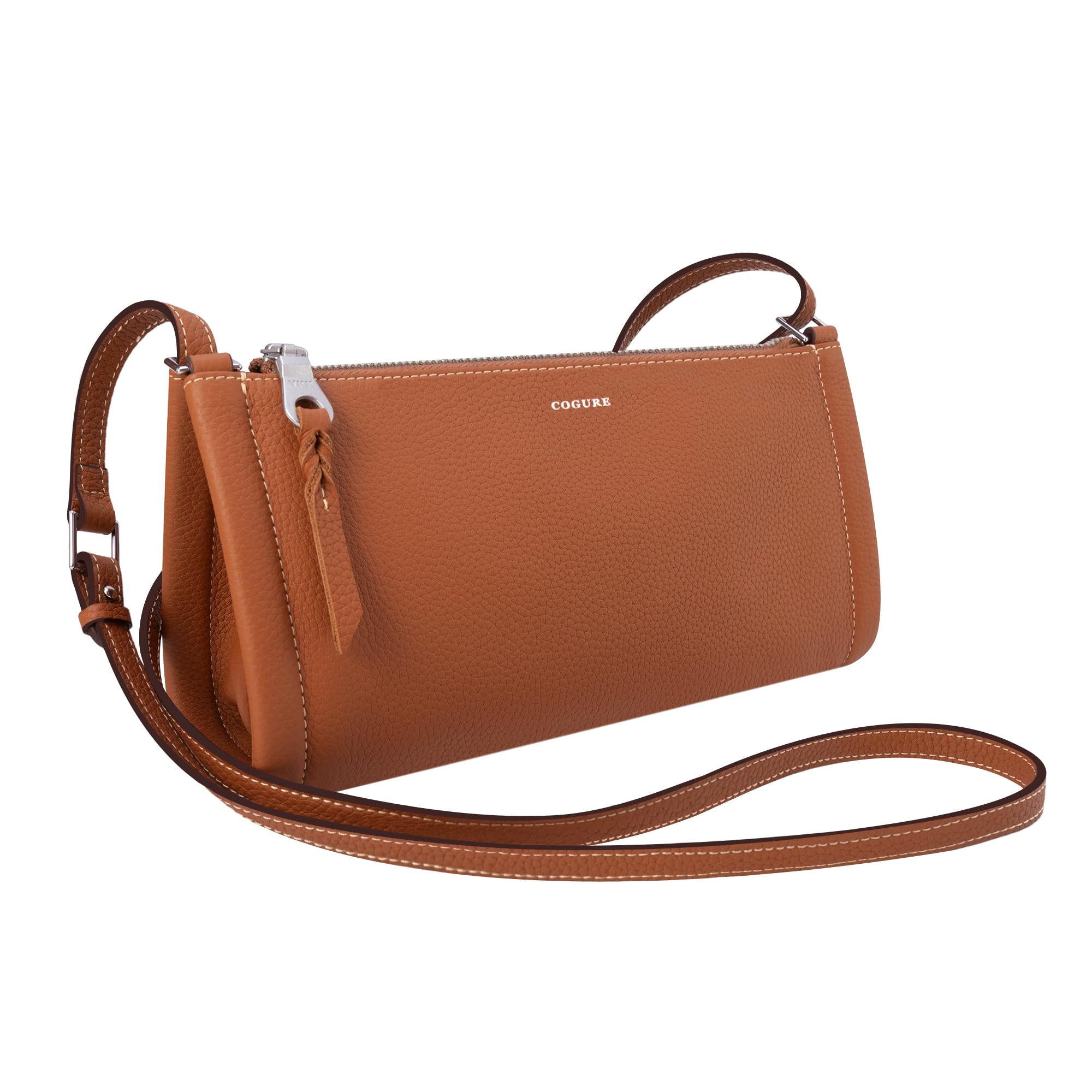 

COGURE Shoulder Mini Genuine Crossbody Popular Brand Luxury Gift Box Included SHLDR22A Caramel [COGURE] Bag, Handbag, Bag, Leather, Women s, Shoulder,