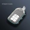 TPU Car Key Fob Oilproof Remote Control Case Replacement for Civic Black