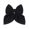 New Sweet Bow Hairpins Solid Color Bowknot Hair Clips For Girls Satin Butterfly Barrettes Duckbill Clip Kids Hair Accessories