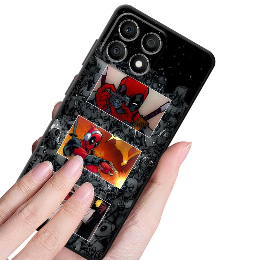 Marvel Cool Deadpool Case for Honor 200 400 Lite 8X X8 X6 X9a X5b 70 Magic5Lite 90 X7 Funda Phone Cover