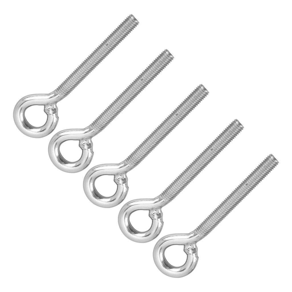 5 szt. Śruba oczkowa M10 Śruby pierścieniowe ze stali nierdzewnej Spawane maszynowo Zamknięte Śruba oczkowa z prętem śrubowym