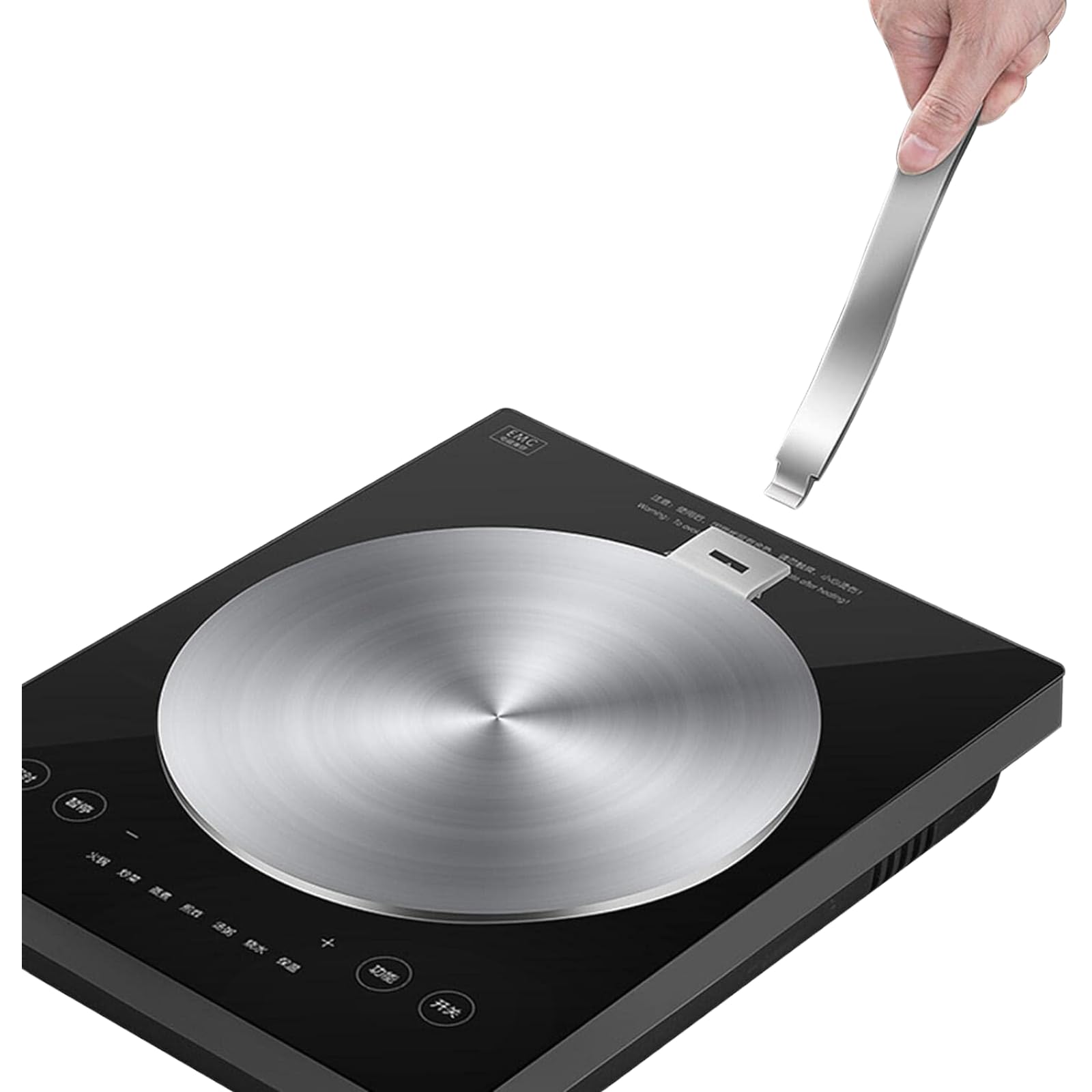 

JON TORUDO IH Heating Plate [Converts Non-IH Compatible Pots to IH Compatible] IH Heating Plate with Mat and Heat Conductor (16cm Size)