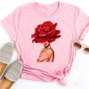 Fashion Flower Graphic Women Printed Tshirt New  Tshirt Graphic Tee Cute Women T-shirt Female Tee Shirt 90s Girls Tee Tshirt
