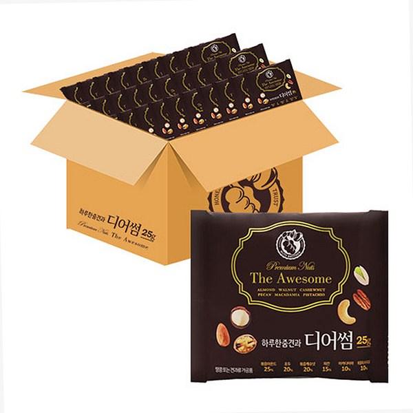 

Nuts Brother A Handful of Nuts a Day Dearsome, 25g, 50 pieces, Korean nuts