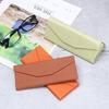 1PC Sunglasses Box Folding PU Waterproof Strong Magnet Eyewear Case Solid Color Portable Glasses Protective Organizer Bag