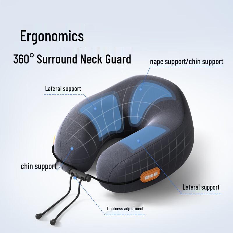 Natural Latex U-Shaped Travel Neck Pillow