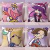 Game P-Puyo P-Pop F-Fever Anime Sig Pillow Case Plush Fabric Soft Double-Sided Printed Sofa Warm Winter Home Gift Cushion Cover