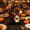 Halloween Home Decor Gifts Swinging Ghost on Tree Figurine Resin Swing Statue for Horror Fans Reading Ornament Indoor Outdoor Spooky Tabletop Yard
