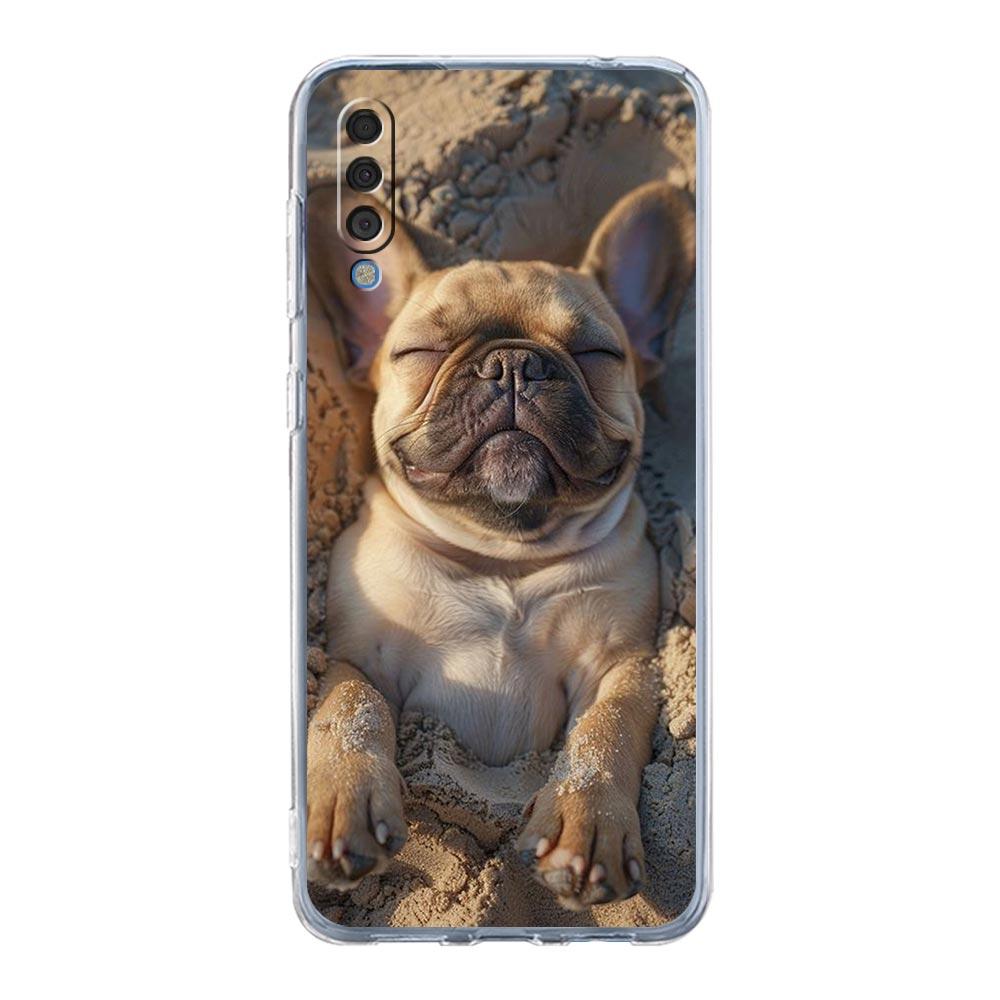 Phone Case For Samsung A56 A36 A26 A16 A14 A12 A22 A32 5G A34 A42 A52 A54 A50 A70 A72 A40 A04S A06 Cover French Bulldog Dog Pet