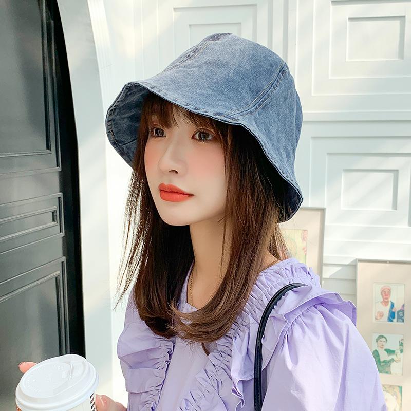 Old Washed Denim Bucket Hat 