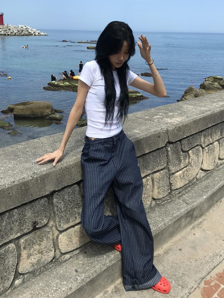 Tansanmageunesyum Cotton Wide Pants (Stripe)