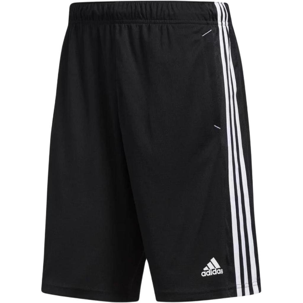 Adidas Side Stripe Lace-Up Breathable Five-Point Sports Shorts Men Shorts Black F86297