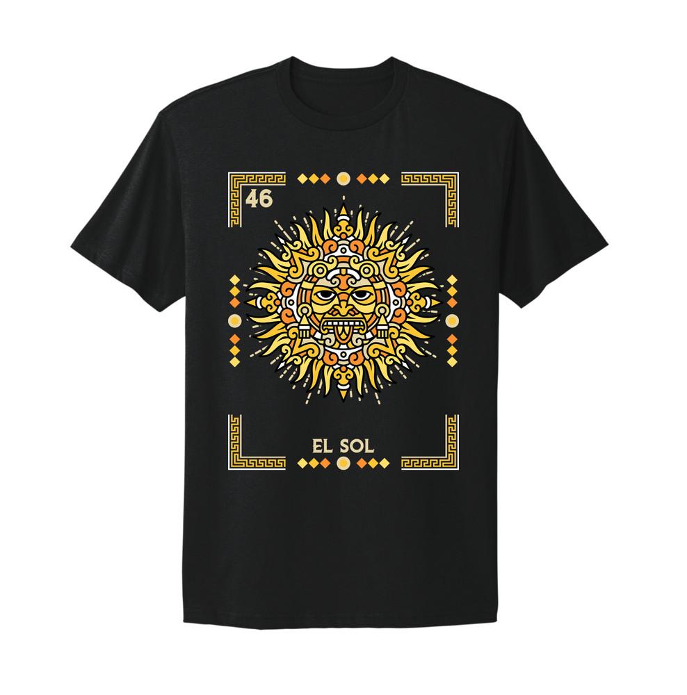 El Sol Tarjeta Loteria Mexican Bingo T-Shirt Unisex T-Shirt M