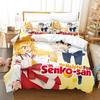 3D Print Anime The Helpful Fox Senko San Bedding Set Single Twin Full Queen King Size Bed Set Adult Kid Bedroom Duvet cover Sets
