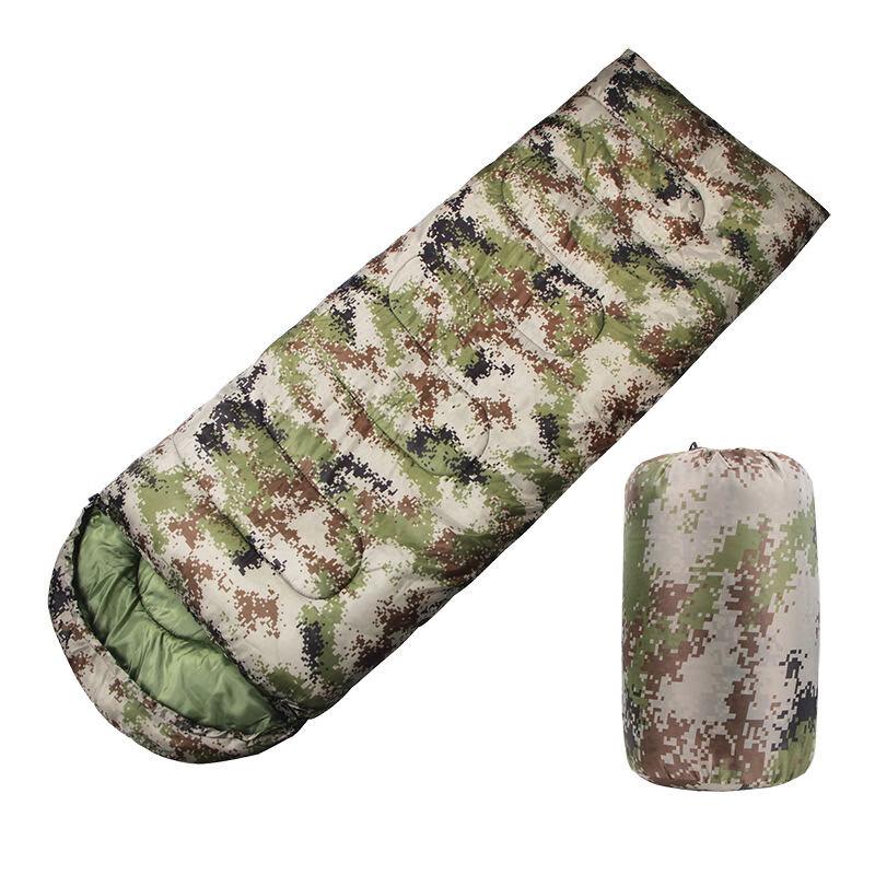 

Adult Portable Camouflage Envelope Sleeping Bag One Size