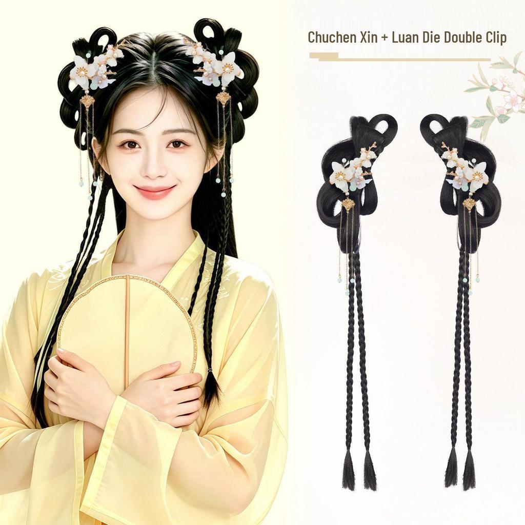 Ming Dynasty Hanfu Style Hair Bun Clip - Women's Ancient Style Wig Bun Accessory