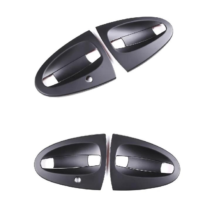 For Mercedes-Benz Smart 451 Fortwo 2009-2015 ABS Car Door Bowl Decorative Protective Cover Trim Car Styling