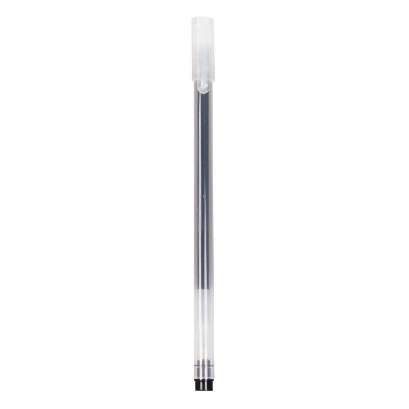 High-Capacity Quick-Dry Black Rollerball Gel Pen for Students and Signatures