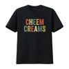 Cheem Creams Meme Funny Misspelling Joke Cream Cheese Lover T Shirt Vintage Washed Versatile Homme Breathable Streetwear Soft