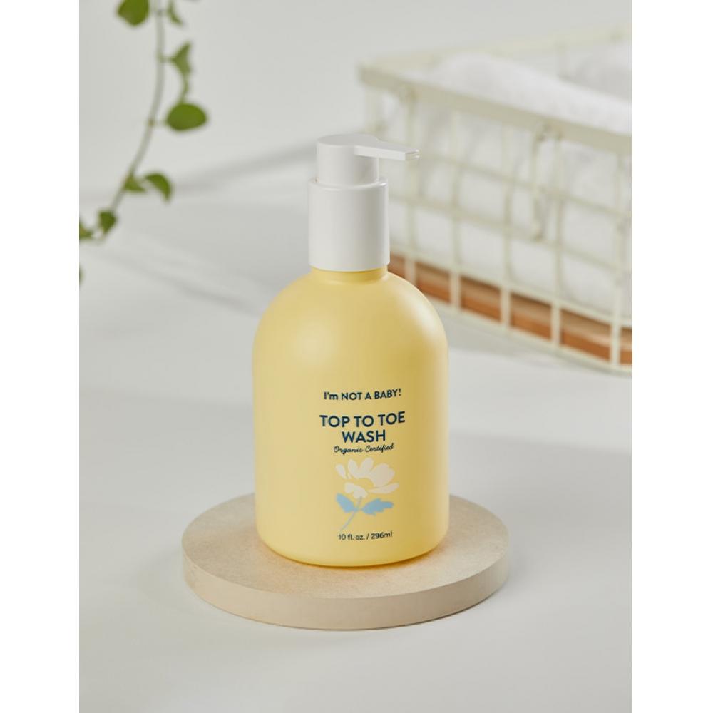 I M More A bAby orgAnIc Top To Toe wAsh 296Ml  certIfIed functIonAl