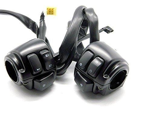 

Szmsmy Black 1 Handlebar Horn Turn Signal Lamp Control Switch for Harley Motorcycle