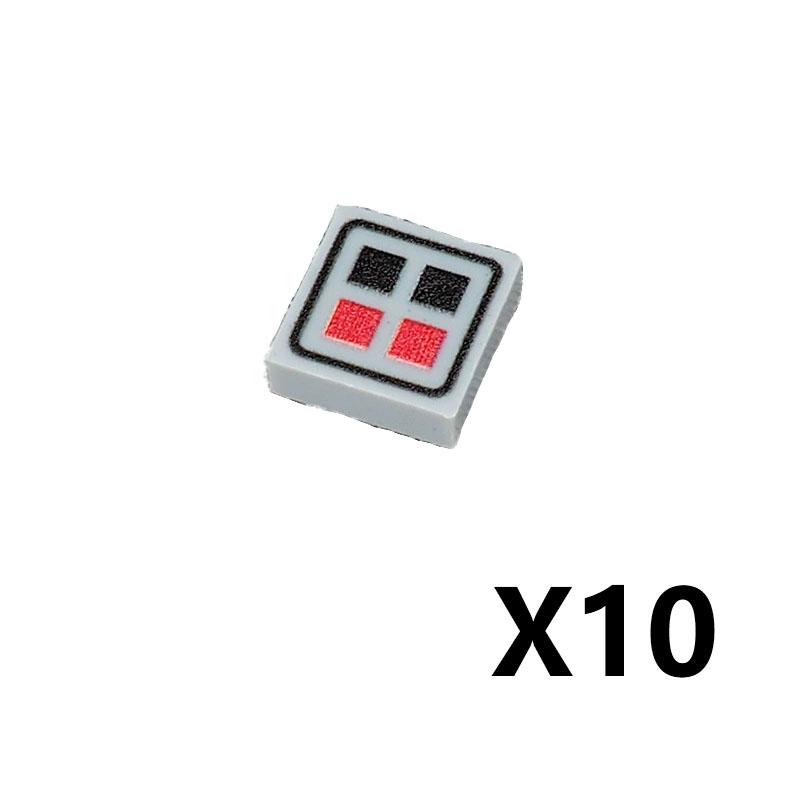 Accesorii Imprimate Oras Blocuri de Constructie Controller Calculator Monitor Tastatura Tablou de Bord Telefon Mobil Radio Mini Caramizi Jucarii pentru Copii