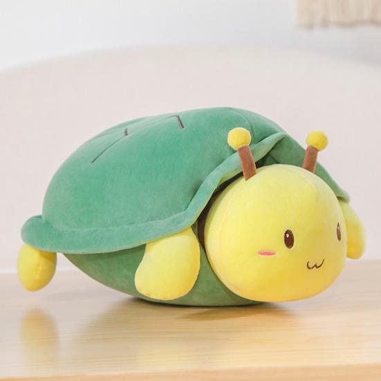 2-in-1 Plush Toy Detachable Cartoon Turtle Shell Plushie Soft Stuffed Animal Pillow Creative Birthday