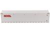 DIECAST MASTERS Dry 91027B 40' Container, OOCL, White,