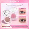 KodyboLL Lively Single Color Glitter Eyeshadow Palette - Natural Color, Fine Glitter Highlighter for Mood Eye Makeup