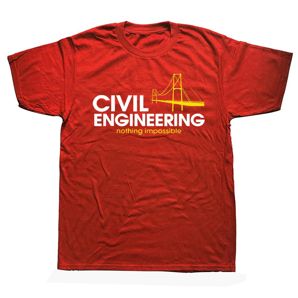 Funny Civil Engineer T Shirts Graphic Cotton Streetwear Short Sleeve ONeck Structural Engineering Students Gifts Tshirt Men