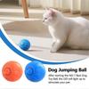 orange  Automatic Jumping Ball For Pet Dog Interactive Training Fetch Toy Pu