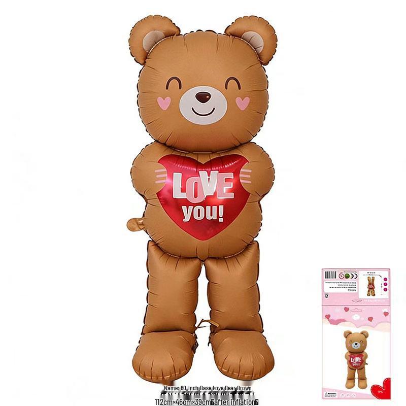 Trendy 40" & 65" Heart Foil Balloons for Valentine's, Proposals, Engagements & Weddings