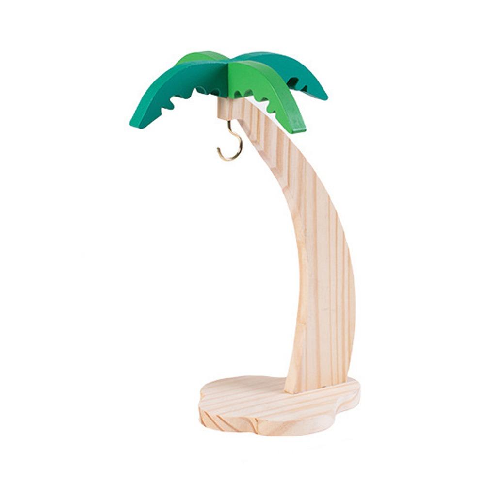 Simulated Palm Leaf Giraffe Banana Rack Sturdy Hook Grape Hanging Holder  Living Room Style A