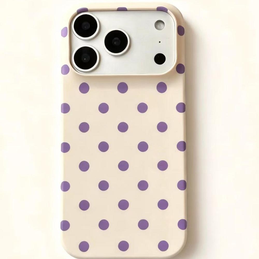 

Креативный модный чехол для телефона в горошек для iPhone 17 16 15 14 13 12 11 Pro Max X XS XR XSMax 7 8 Plus Air Глянцевая пленка Жесткий ПК iPhone 17 Pro