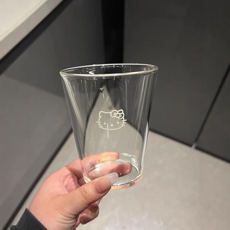 Shangqi Hello Kitty Heat-Resistant Glass Breakfast Cup