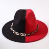 Popular European and American Classic Double-color Wide-brimmed Top Hat Men's and Women's Fashion OL Style Cowboy Hat Jazz Hat