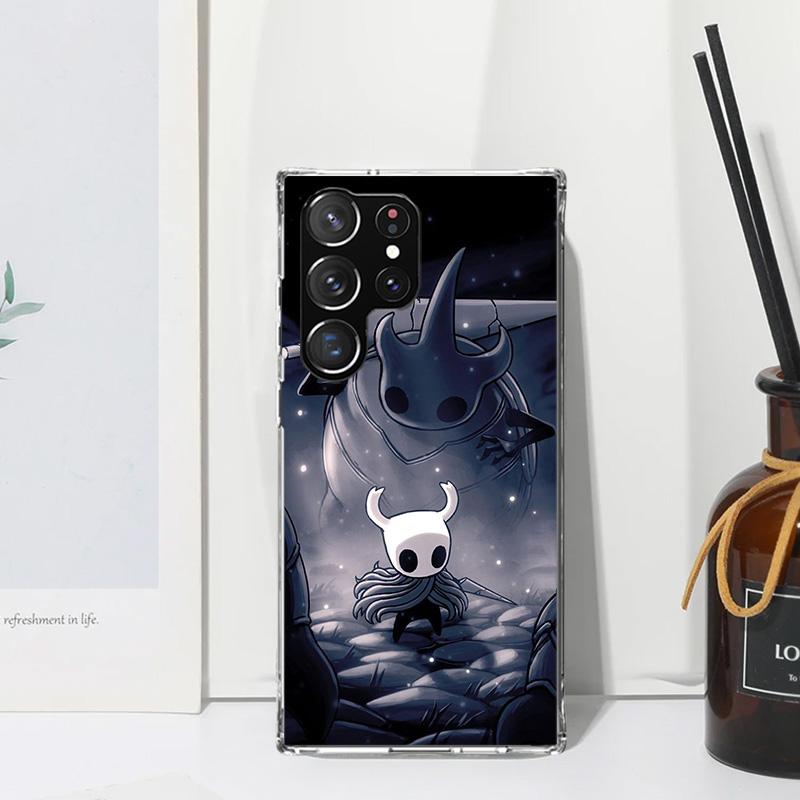 Hollow Knight Cartoon Phone Case For Samsung Galaxy S25 S24 S23 S22 Ultra S21 FE S20 Plus S10 + S10E Art Fundas Back Cover S24 S
