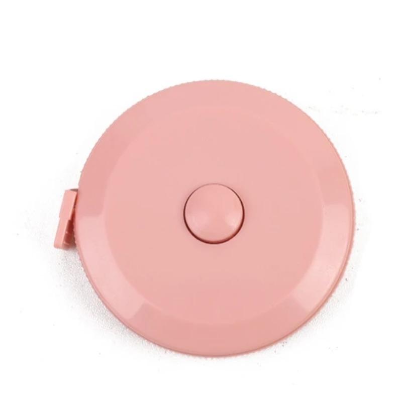 1PC 1.5m Small Tape Measure Portable Student Soft Leather Three Measurement Clothes Automatic Recycling