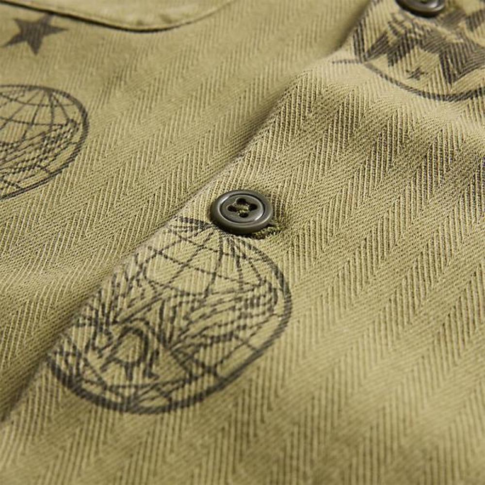 Double Rl Herringbone Knit Camp Shirt Mnrrkni1n820029300