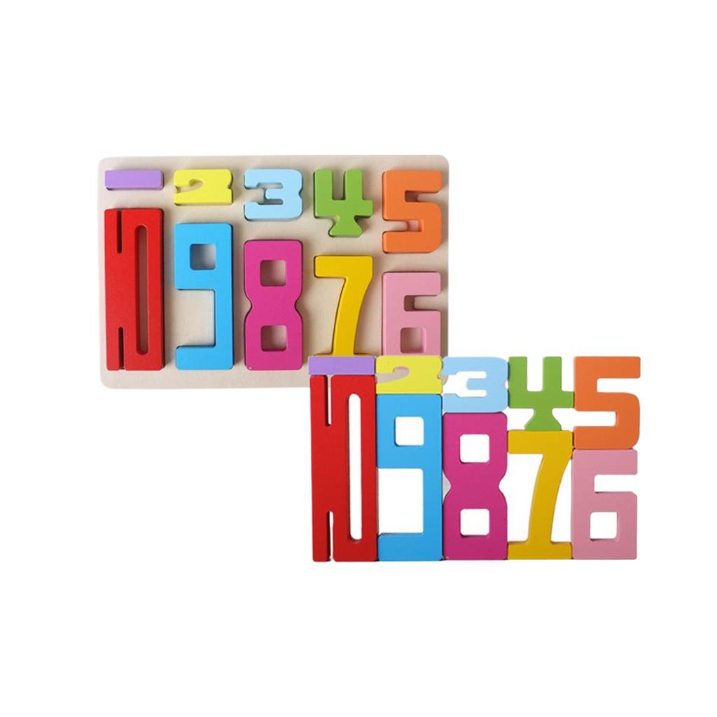Kids Mathematical Learning Game Wooden Blocks Toy For Early Education Number Blocks Toys For Kids