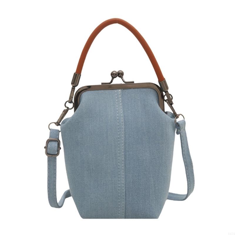 Women Shoulder Bag Kiss Lock Crossbody Bag Commuting Bag Fashion Handbag Stylish Top Handle Bag Bag Phone Bag 547A